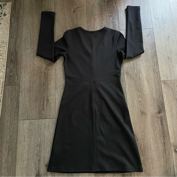 ATHLETA Celebration Ponte Knit Dress Size XS Black - Picture 4 of 8